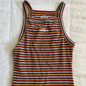 hollister cropped tank top